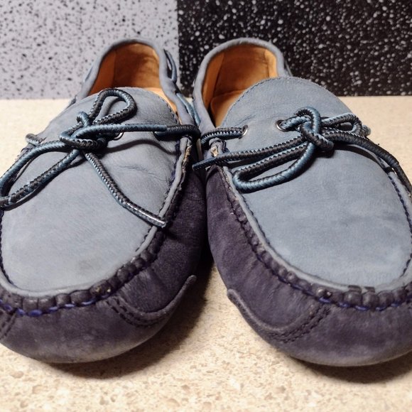 Cole Haan Blue Suede Moccasin - Picture 3 of 7